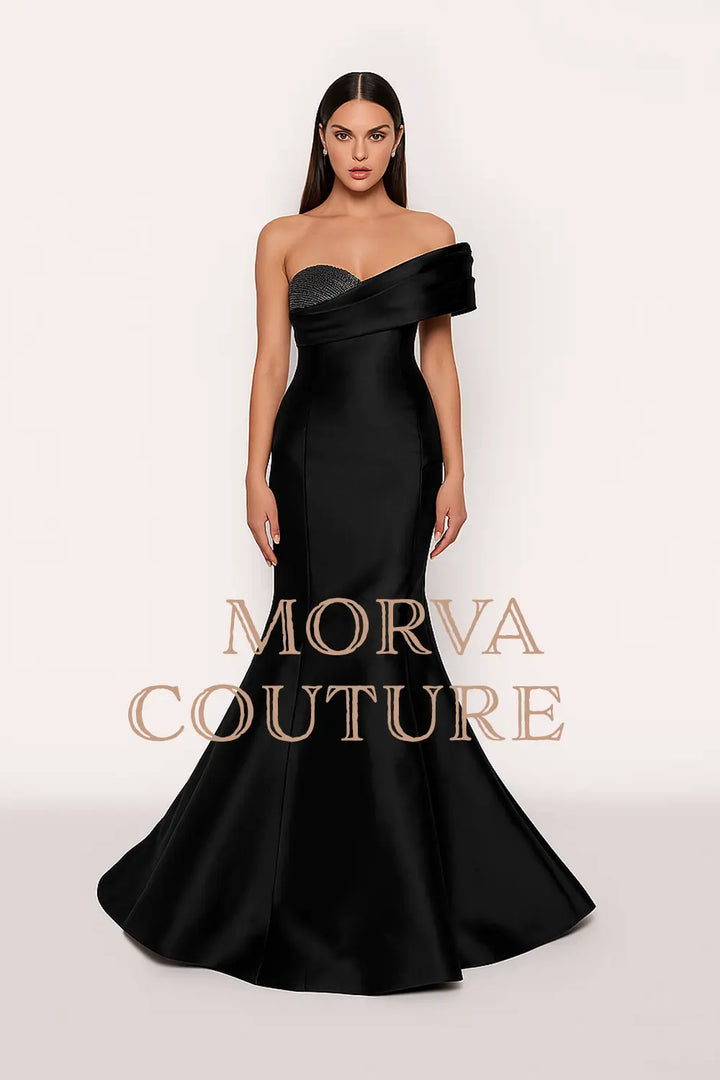 Evening Dress | LOUISA  Tarik Ediz 98766 - Morva Couture