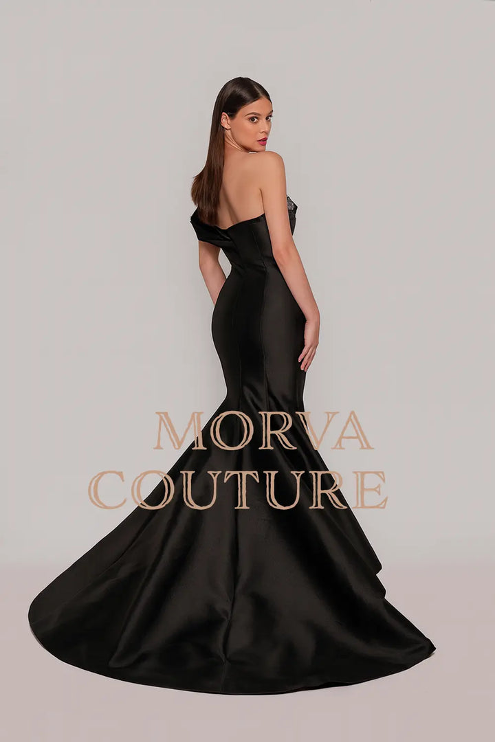 Evening Dress | LOUISA  Tarik Ediz 98766 - Morva Couture