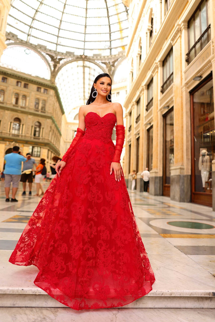 A-Line Gown NC1014 by Nicoletta Jadore Dresses at Morvarieds