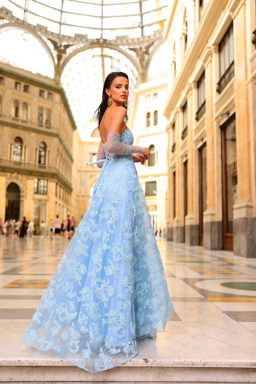 A-Line Gown NC1014 by Nicoletta Jadore Dresses at Morvarieds