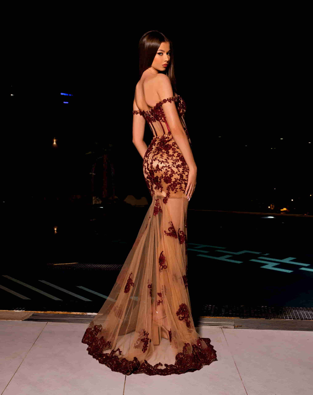 Corseted Bodice Dress | Nicoletta - Jadore NC2007 - Morvarieds Fashion
