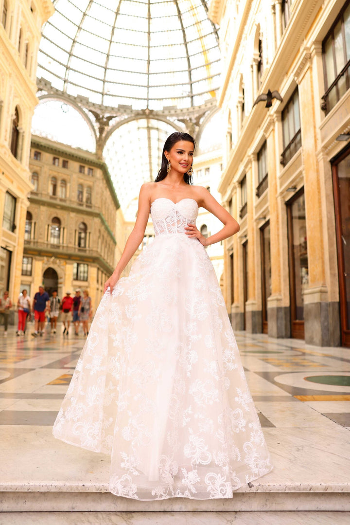 A-Line Gown NC1014 by Nicoletta Jadore Dresses at Morvarieds