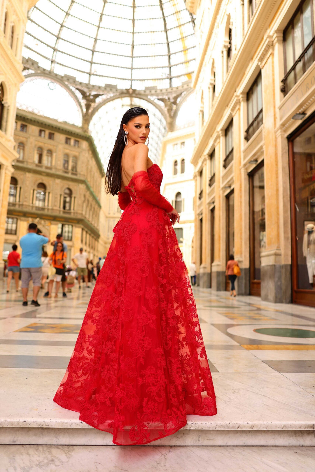 A-Line Gown NC1014 by Nicoletta Jadore Dresses at Morvarieds
