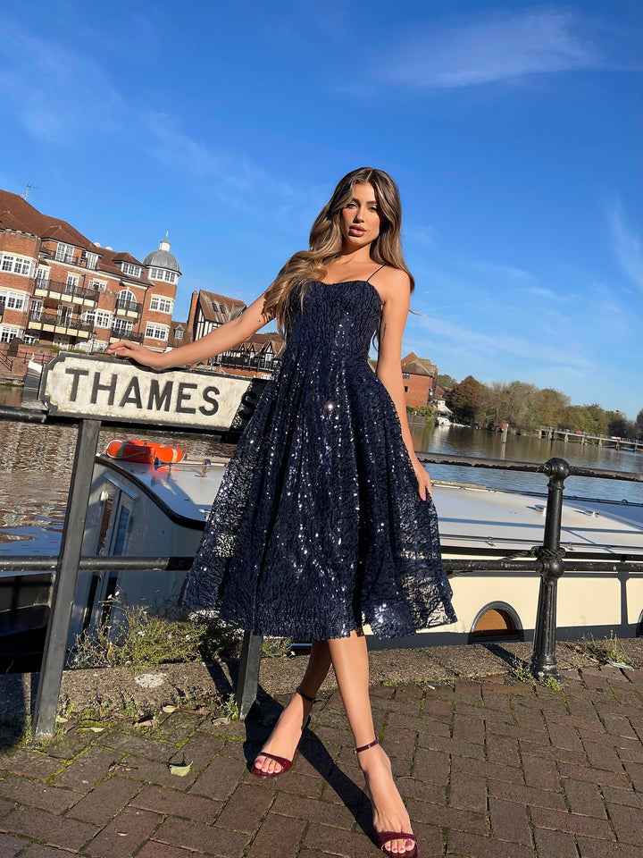 Knee length  Formal Dress | Jadore Dress JP117