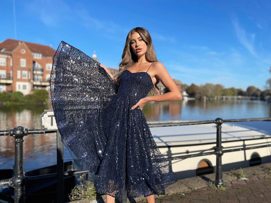 Knee length  Formal Dress | Jadore Dress JP117