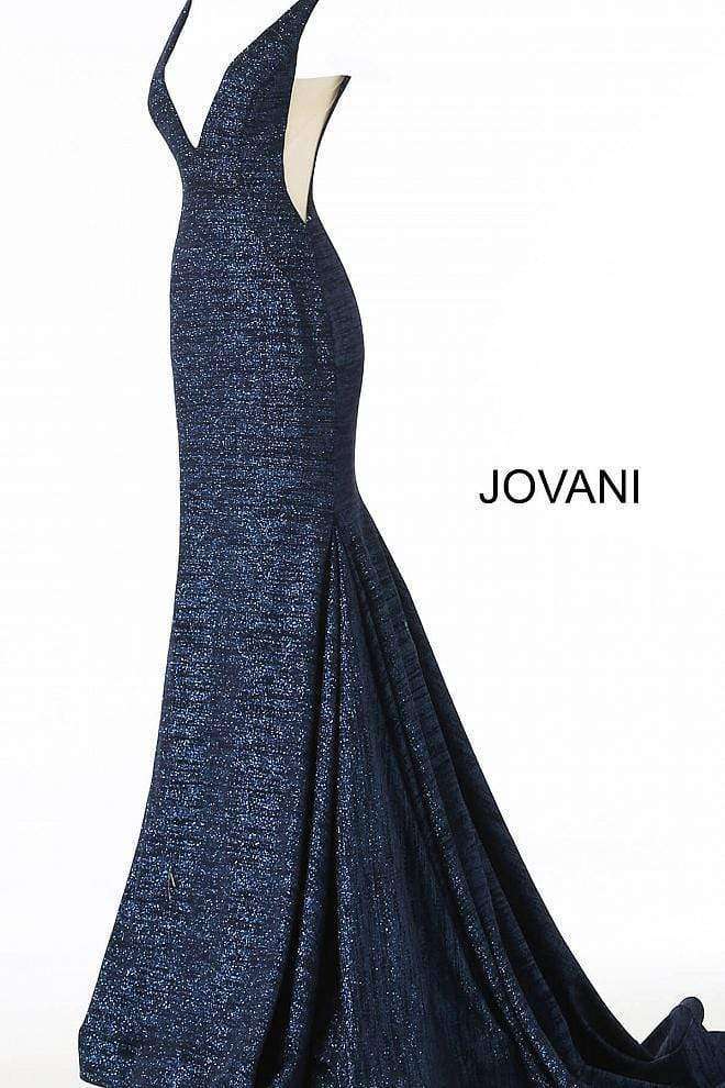 Fitted Plunging Neckline Formal Dress Jovani 47075 - Morvarieds Boutique