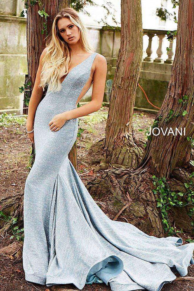 Fitted Plunging Neckline Formal Dress Jovani 47075 - Morvarieds Boutique