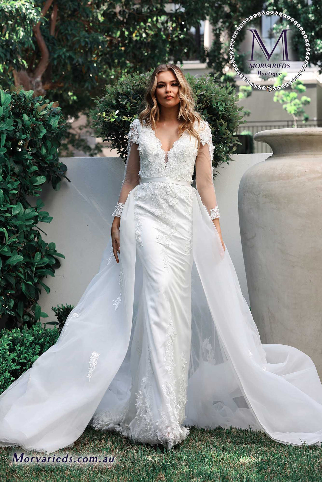 MORVARIEDS - Wedding Dress Overlay Skirt | Overlay Skirt for Jadore W109