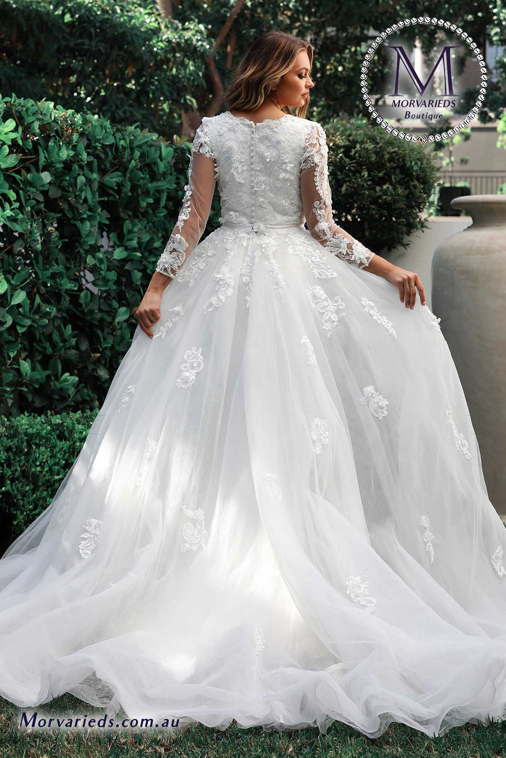 MORVARIEDS - Wedding Dress Overlay Skirt | Overlay Skirt for Jadore W109