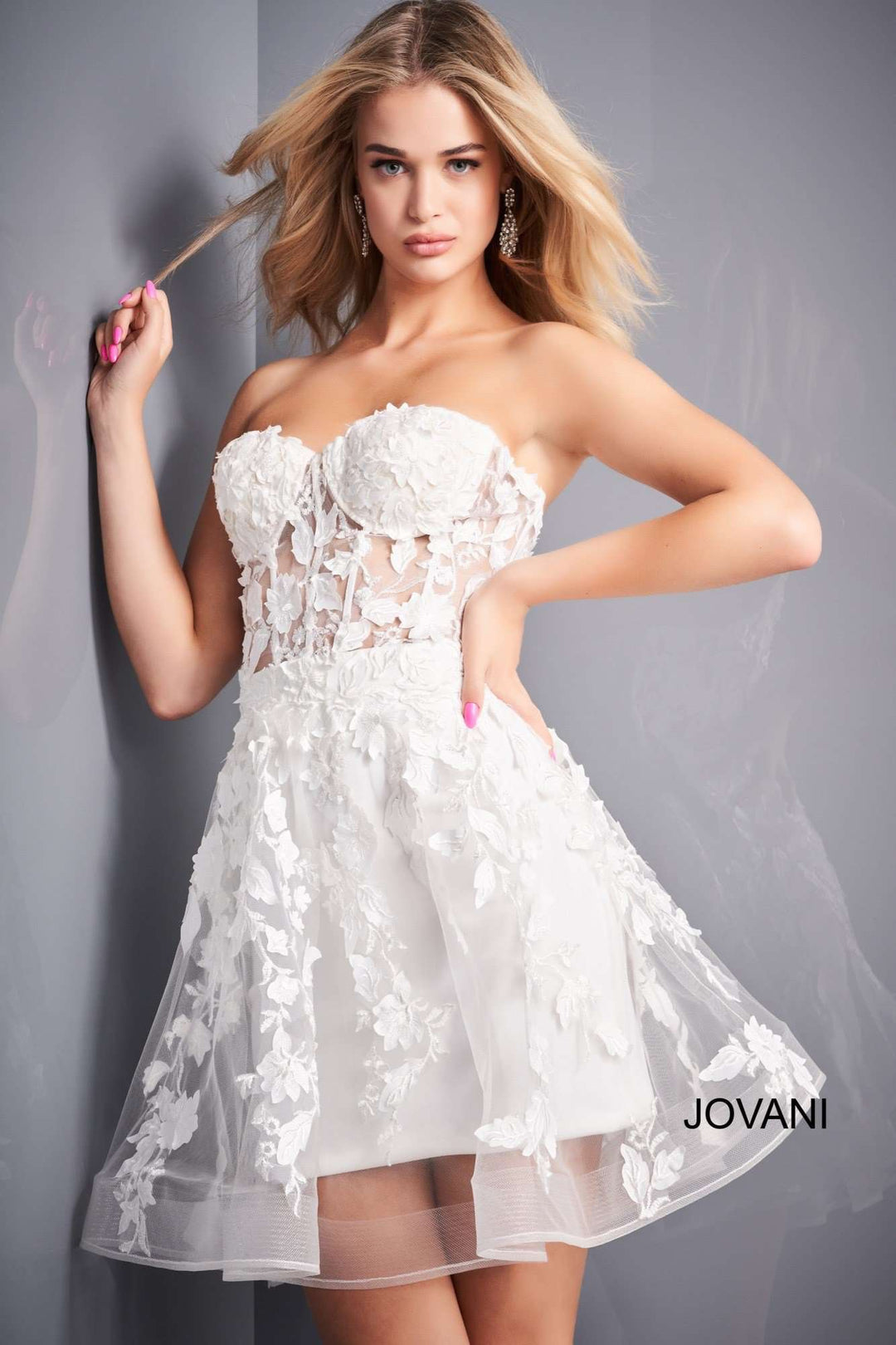 Fit and Flare Homecoming Dress Jovani 04109 - Morvarieds Boutique Fit and Flare Homecoming Dress Jovani 04109 - Morvarieds Boutique