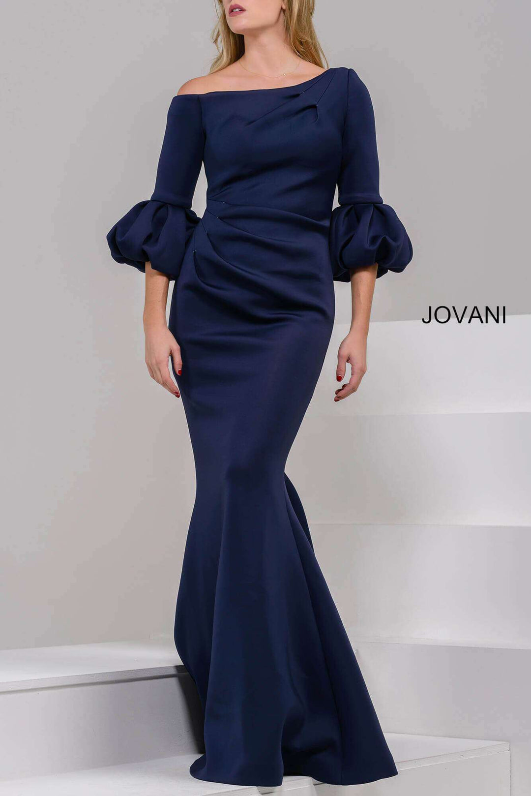 CL - One Shoulder Scuba Prom Dress Jovani 39739 - Morvarieds Fashion