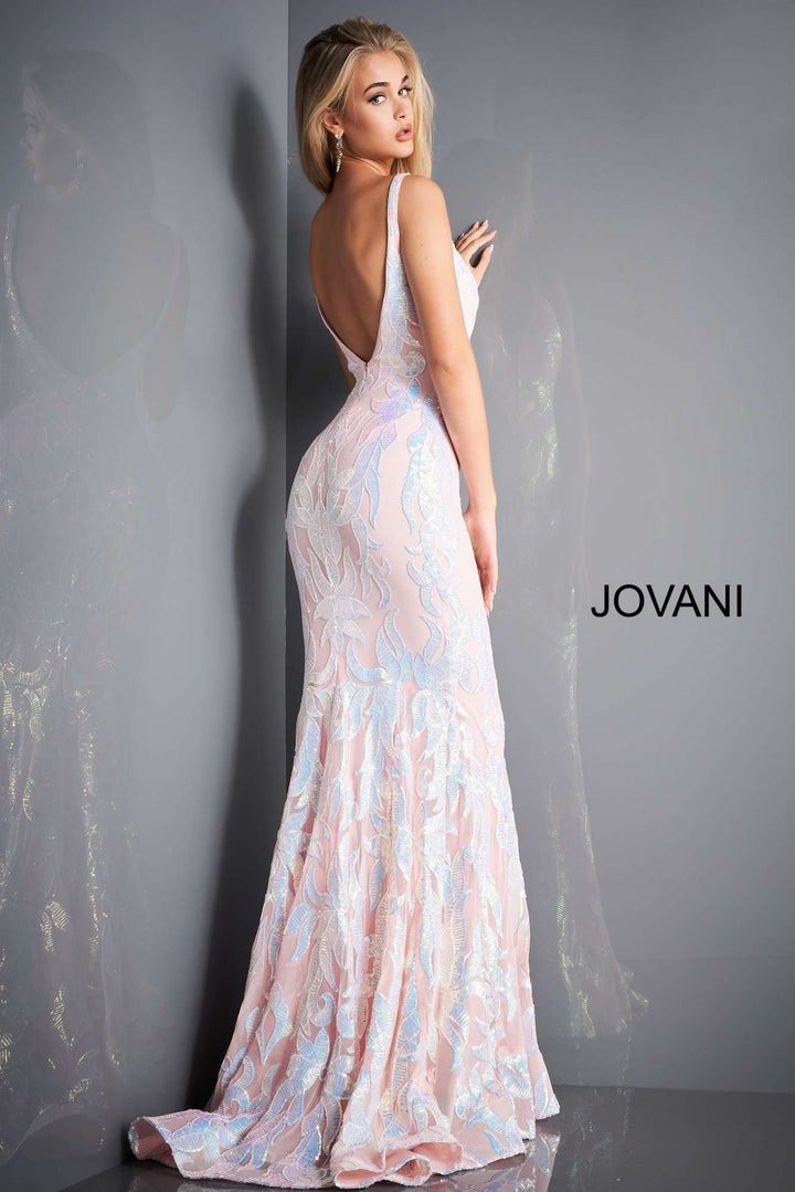 Plunging Neckline Fitted Prom Dress Jovani 3263 - Morvarieds Fashion