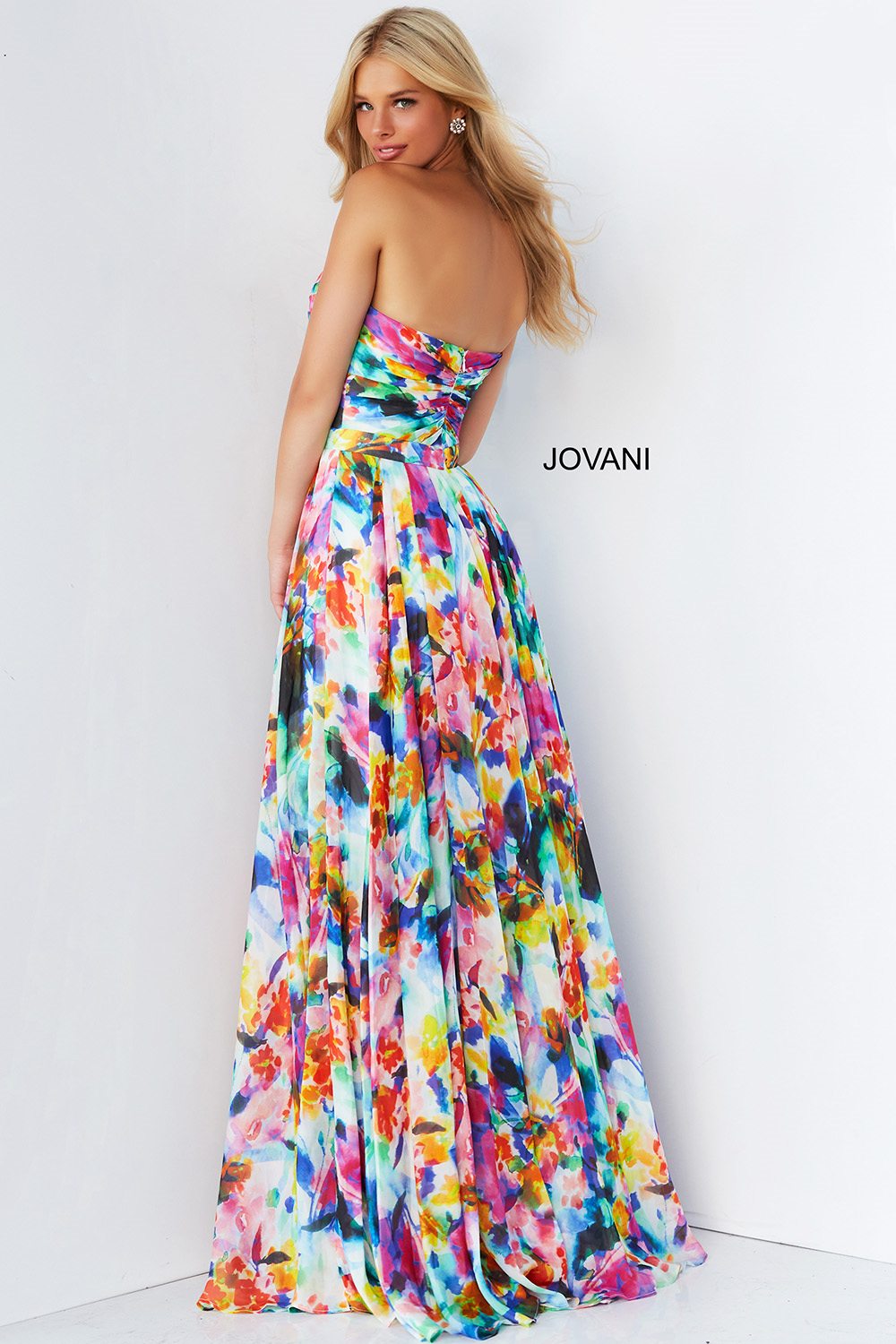 Multi Strapless Sweetheart Neck Prom Gown Jovani 05589 - Morvarieds Fashion