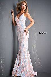 Plunging Neckline Fitted Prom Dress Jovani 3263 - Morvarieds Fashion