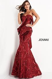 Strapless Mermaid Evening Dress Jovani 05020 - Morvarieds Fashion