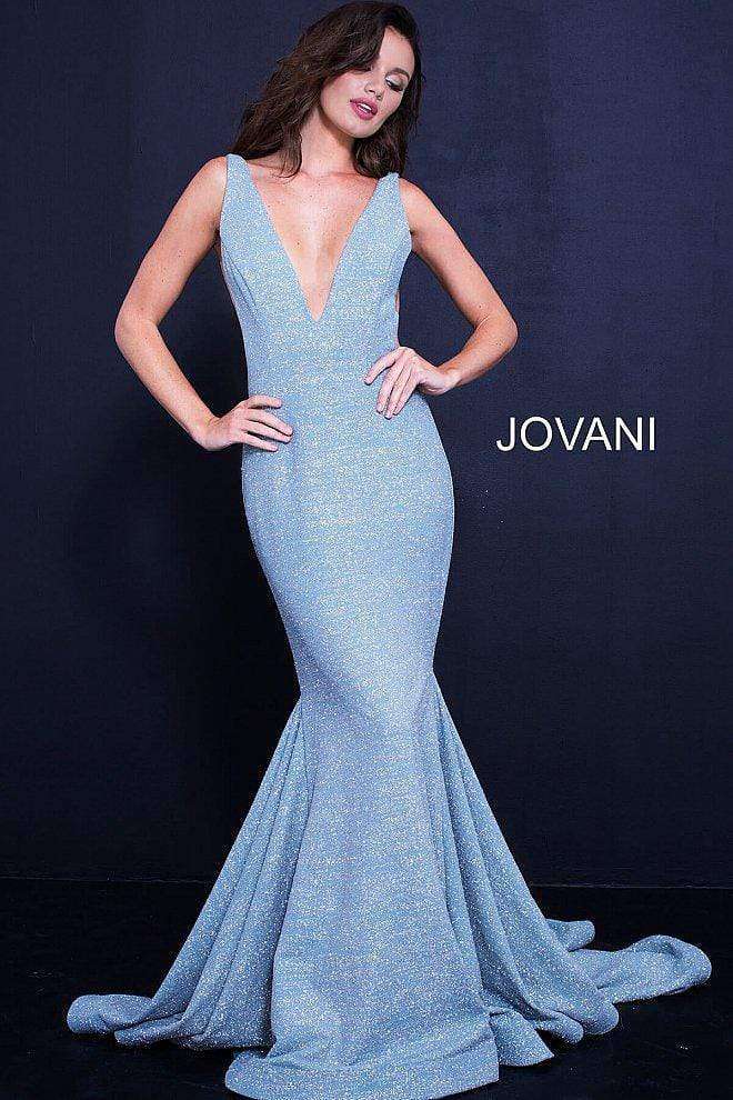 Fitted Plunging Neckline Formal Dress Jovani 47075 - Morvarieds Fashion