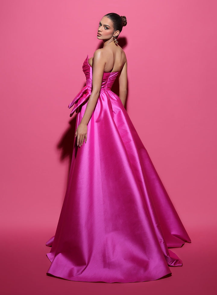Ruched Formal Dress | GENNA - Tarik Ediz Prom Dress 98421 - Morvarieds Fashion