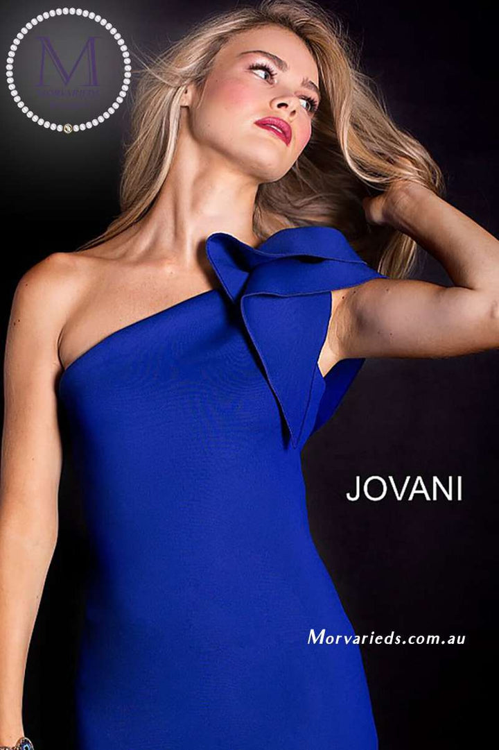 Scuba Dress | Mermaid Bridesmaid Gown Jovani 32602 - Morvarieds Fashion