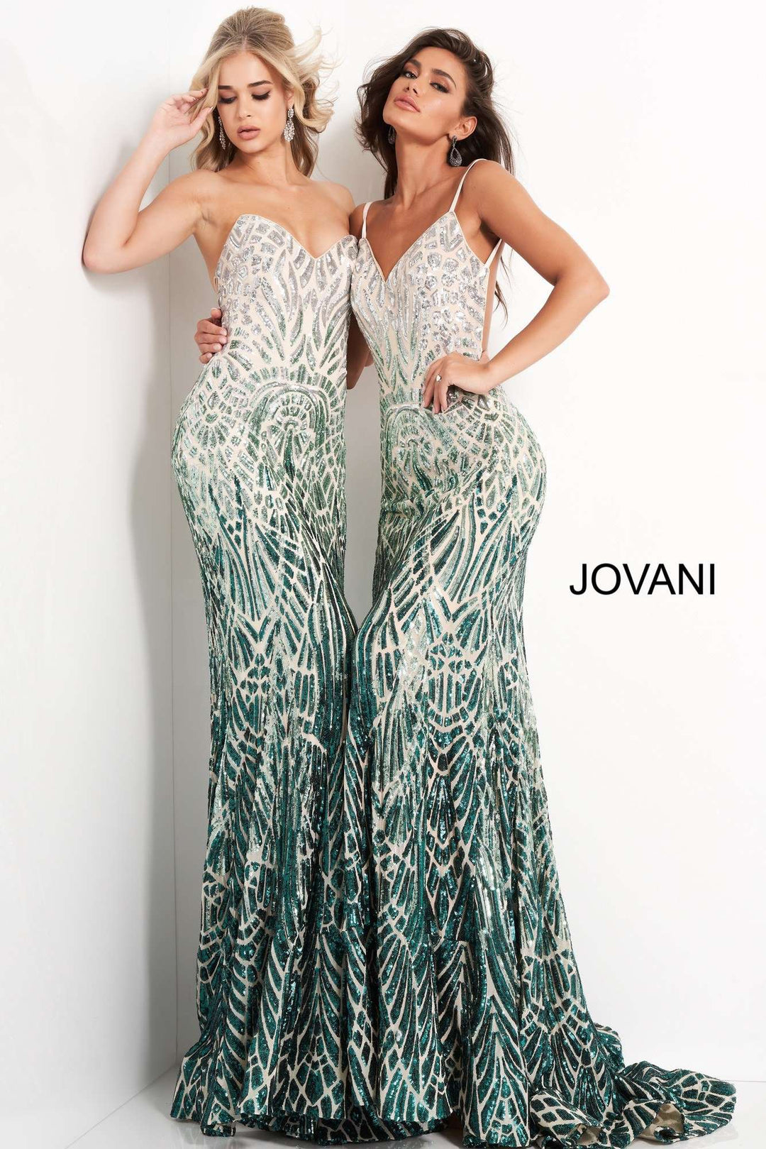 Backless Sequin Prom Dress Jovani 06450 - Morvarieds Fashion
