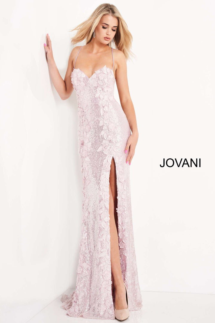 Sweetheart Neck Floral Prom Dress Jovani 06109 - Morvarieds Fashion