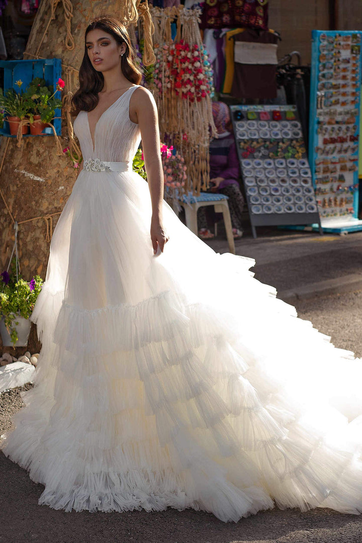Wedding Dress - Caramel - Morvarieds Fashion