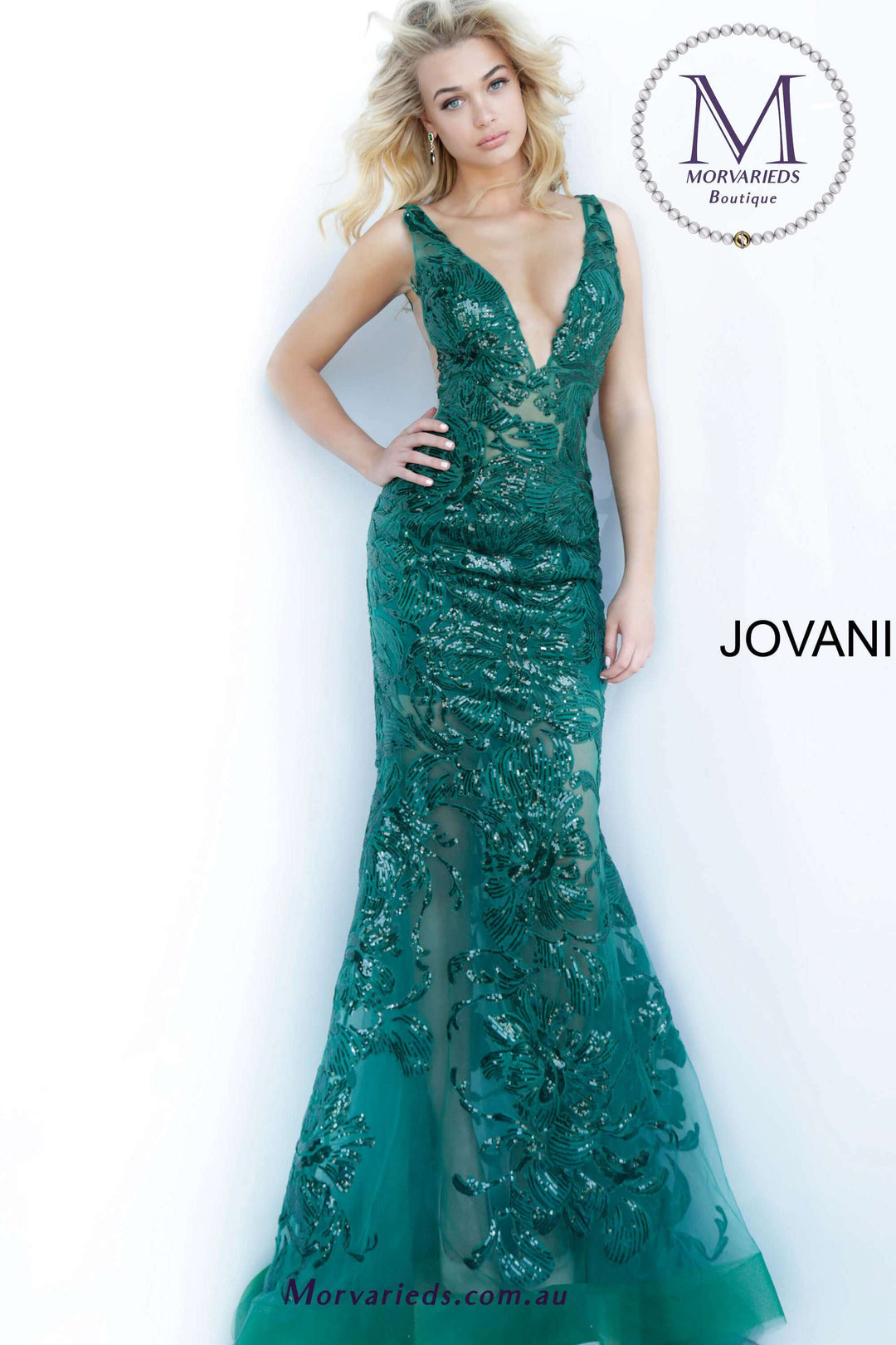 Embellished Sequin Formal Prom Dress Jovani 60283 - Morvarieds Fashion