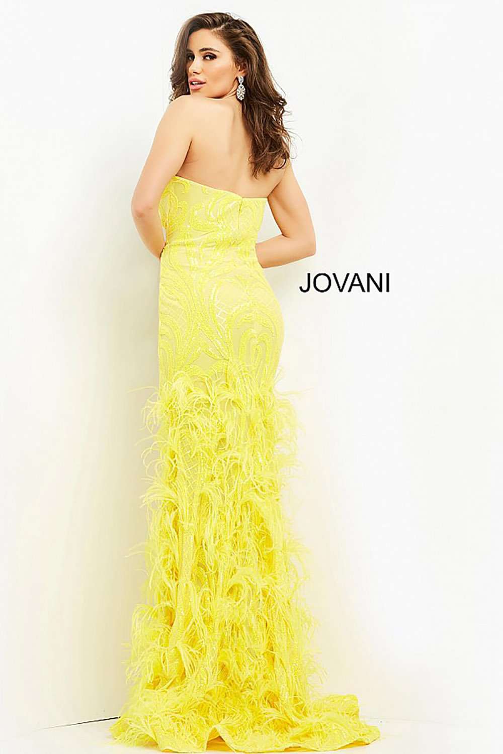 Strapless Embellished Prom Dress Jovani 05667 - Morvarieds Fashion