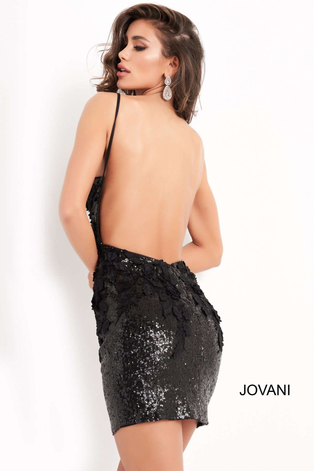 Floral Embellished Homecoming Dress Jovani 05282 - Morvarieds Fashion