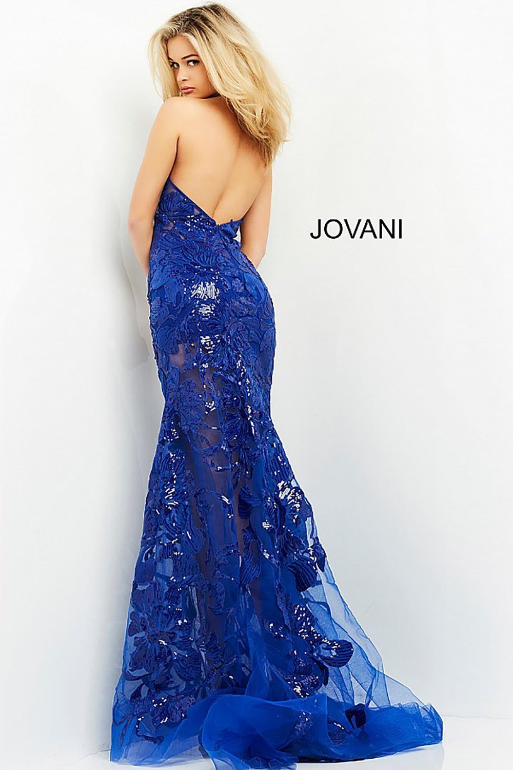 Halter Neckline Prom Dress Jovani 8110 - Morvarieds Fashion