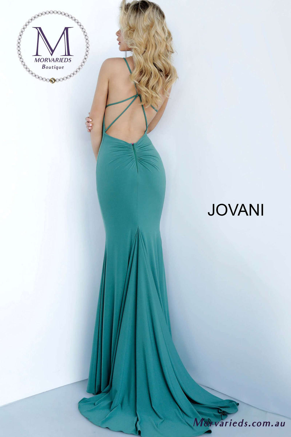 V Neckline Fitted Formal Prom Dress Jovani 00512 - Morvarieds Fashion