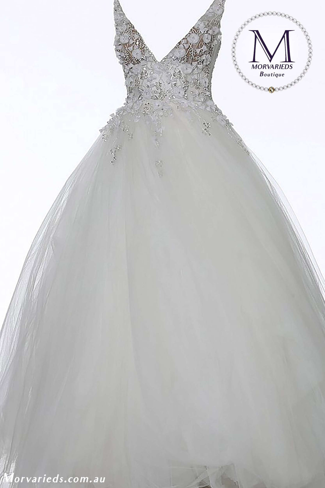Floral Embellished Prom Ballgown Jovani 3110 - Morvarieds Fashion
