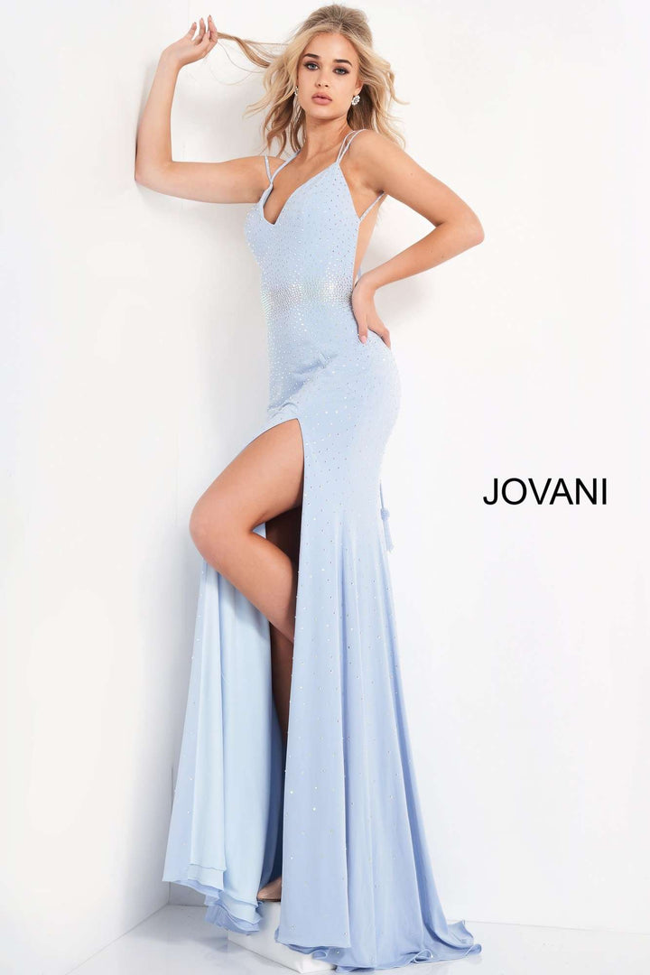 Embellished Jersey Prom Dress Jovani 06209 - Morvarieds Fashion