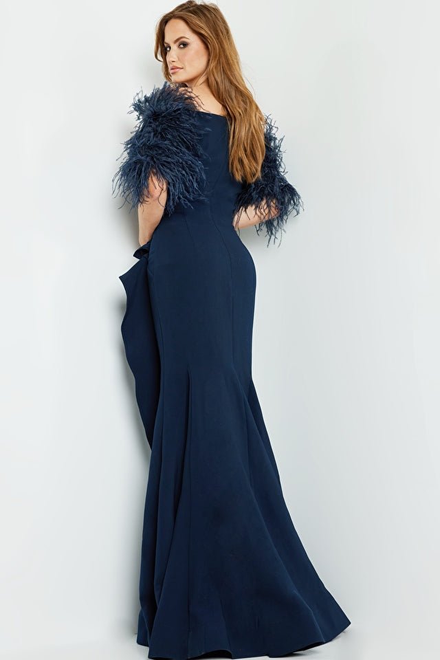 Off the Shoulder Long Evening Dress Jovani 09154 - Morvarieds Fashion