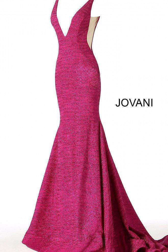 Fitted Plunging Neckline Formal Dress Jovani 47075 - Morvarieds Fashion
