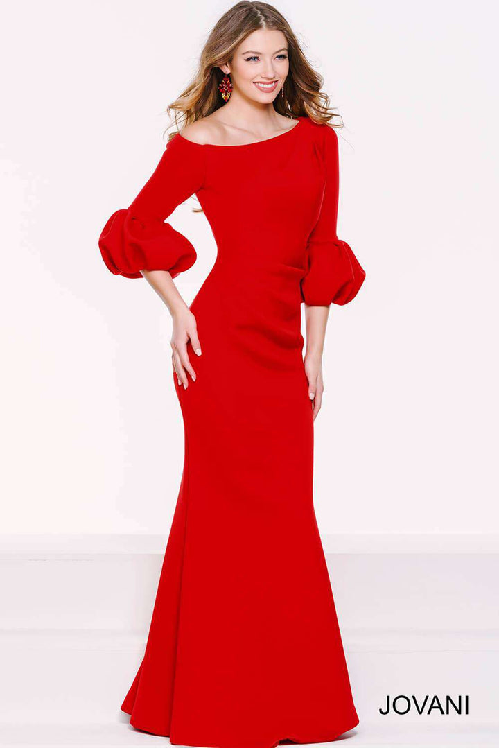 One Shoulder Scuba Prom Dress Jovani 39739 - Morvarieds Fashion