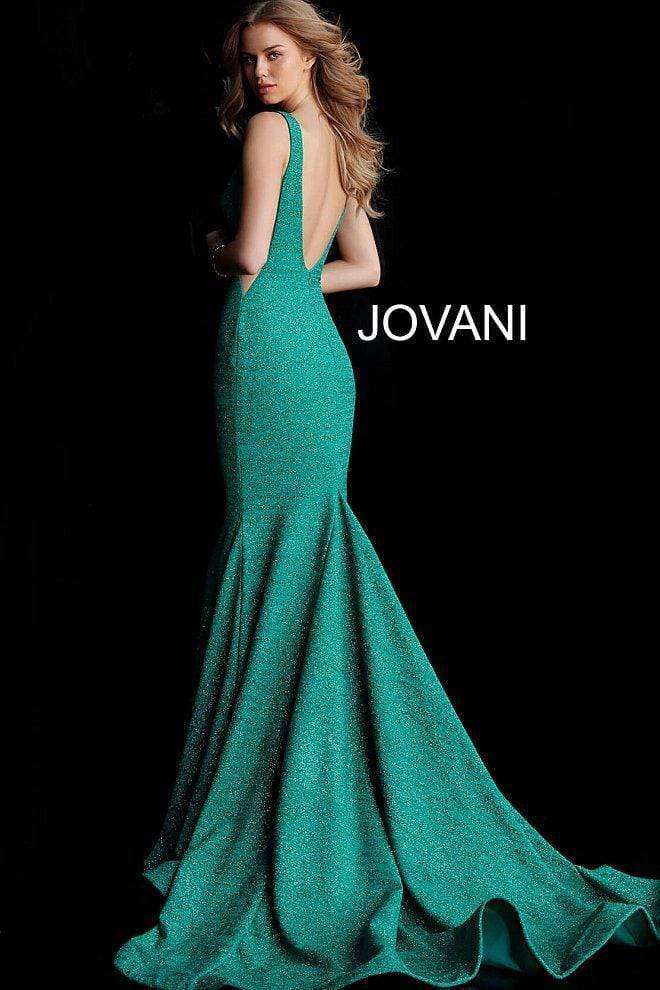 Fitted Plunging Neckline Formal Dress Jovani 47075 - Morvarieds Fashion