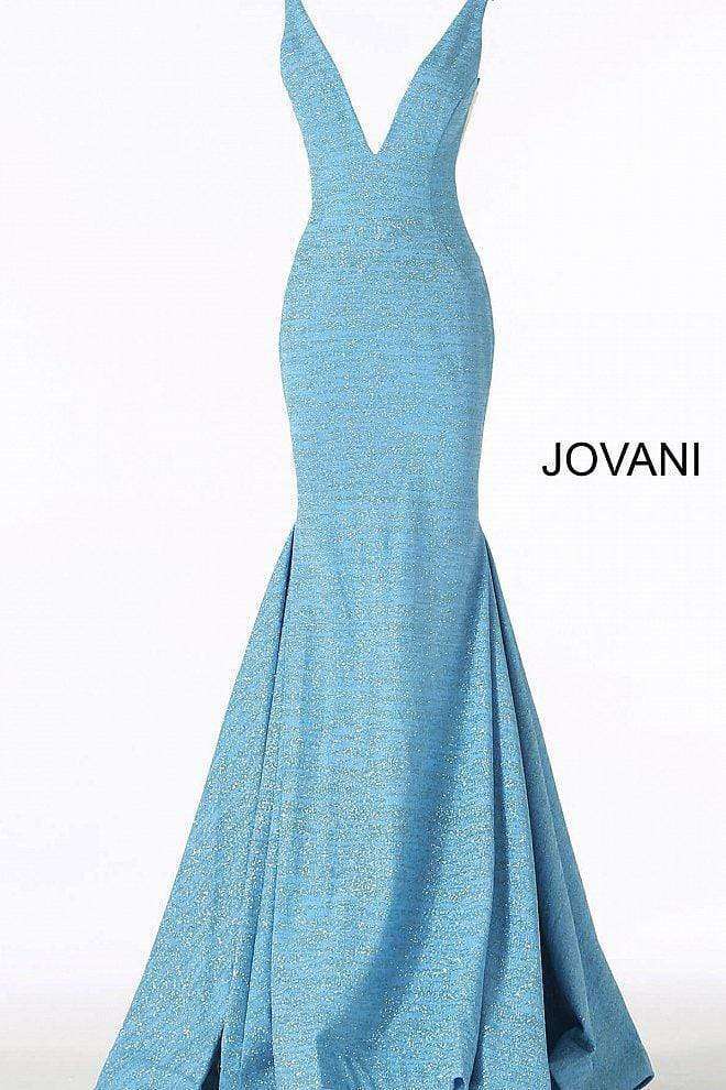 Fitted Plunging Neckline Formal Dress Jovani 47075 - Morvarieds Fashion