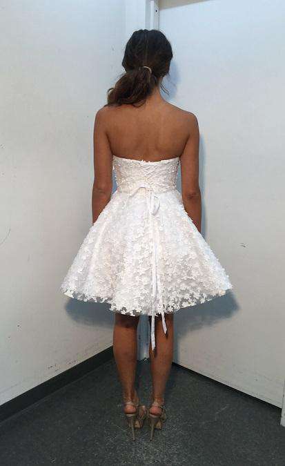 White Floral Appliques Homecoming Dress Jovani 02564 - Morvarieds Fashion
