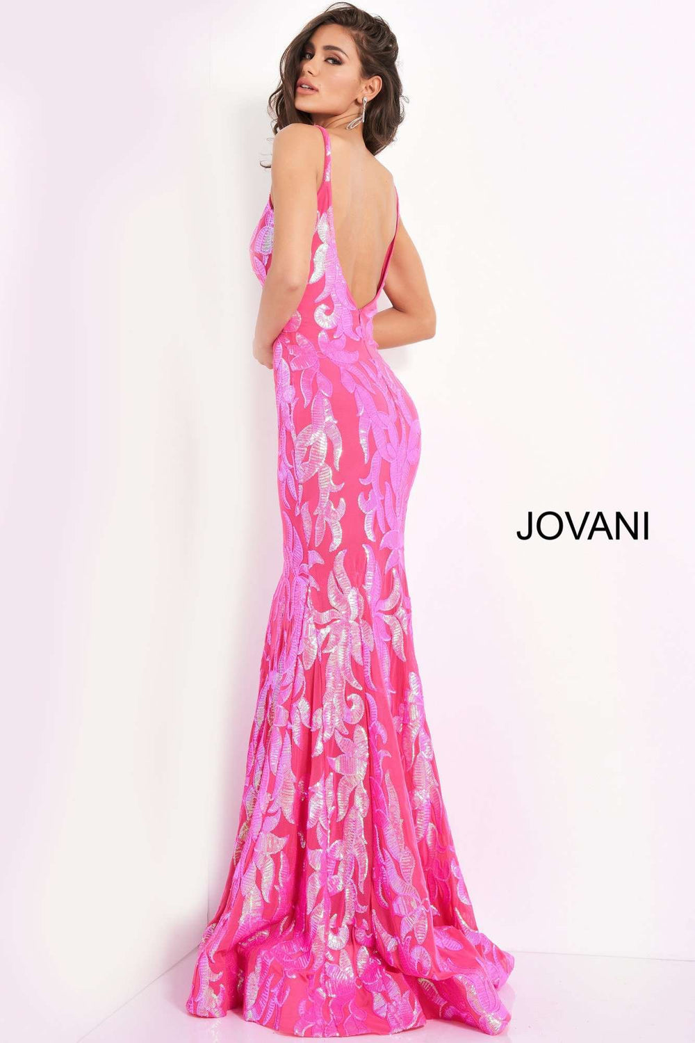 Plunging Neckline Fitted Prom Dress Jovani 3263 - Morvarieds Fashion