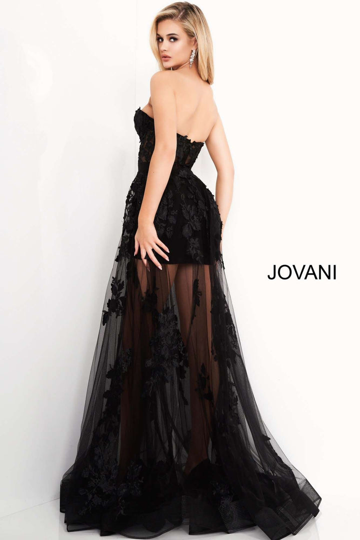 Strapless Corset Bodice Prom Dress Jovani 02845 - Morvarieds Fashion